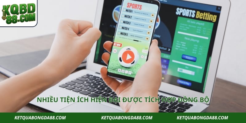 Nhiều tiện ích hiện đại được tích hợp đồng bộ